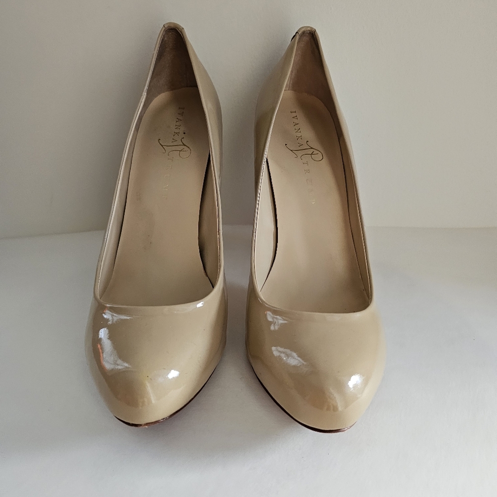 Ivanka Trump Nude Patent Heels
